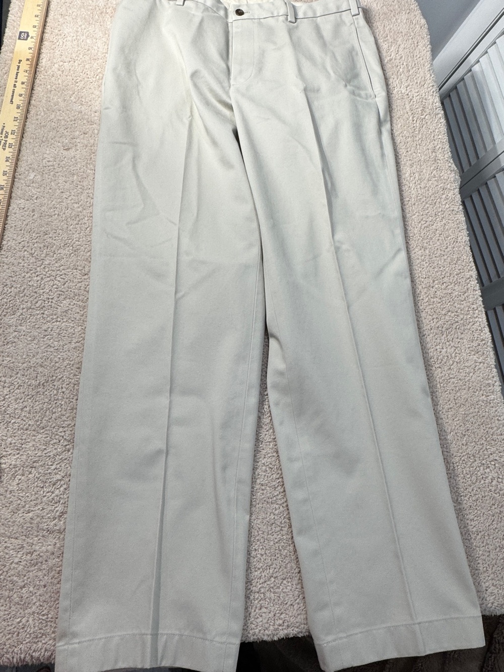 Brooks Brothers 346 Advantage Chino Clark Fit W36 L32 Straight Leg Khaki Pants